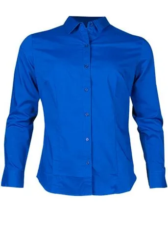 2903L Aussie Pacific Ladies Mosman Stretch Long Sleeve Shirt
