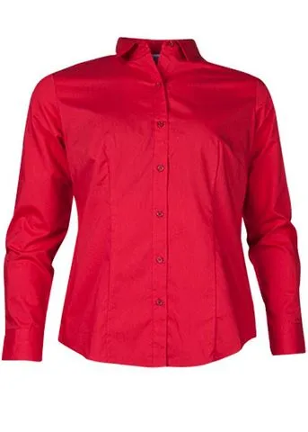 2903L Aussie Pacific Ladies Mosman Stretch Long Sleeve Shirt