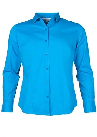 2903L Aussie Pacific Ladies Mosman Stretch Long Sleeve Shirt