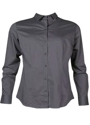 2903L Aussie Pacific Ladies Mosman Stretch Long Sleeve Shirt