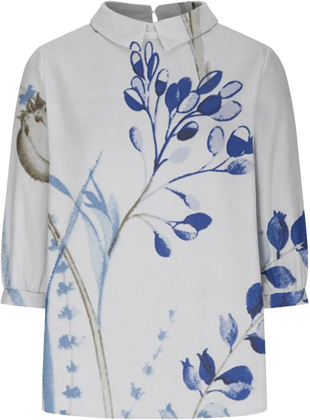 Womens Linen Tops Tops Summer Casual V Neck Tshirt Ladies 2024 Floral Print Daily Tees Tunic White Blouse for Women